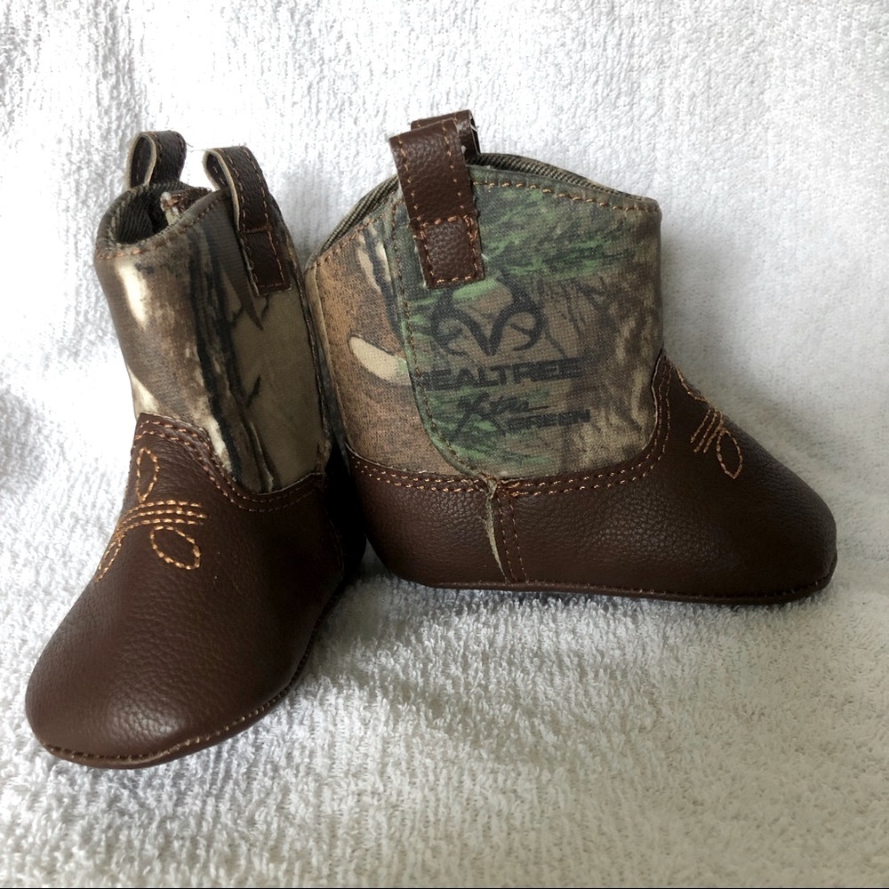 Baby Cowboy Boots size 1 - infant newborn REALTREE